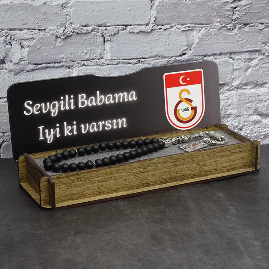 Personalisierte Tesbih Mit Box (galatasaray)