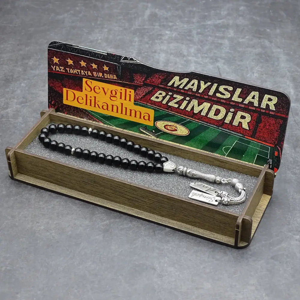 Personalisierte Tesbih Mit Box Galatasaray Bes Yildiz