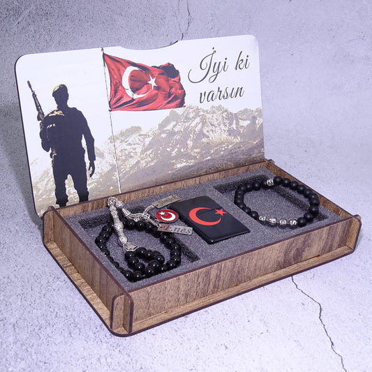 Tesbih Set Persönlich für Männer Türk Komando