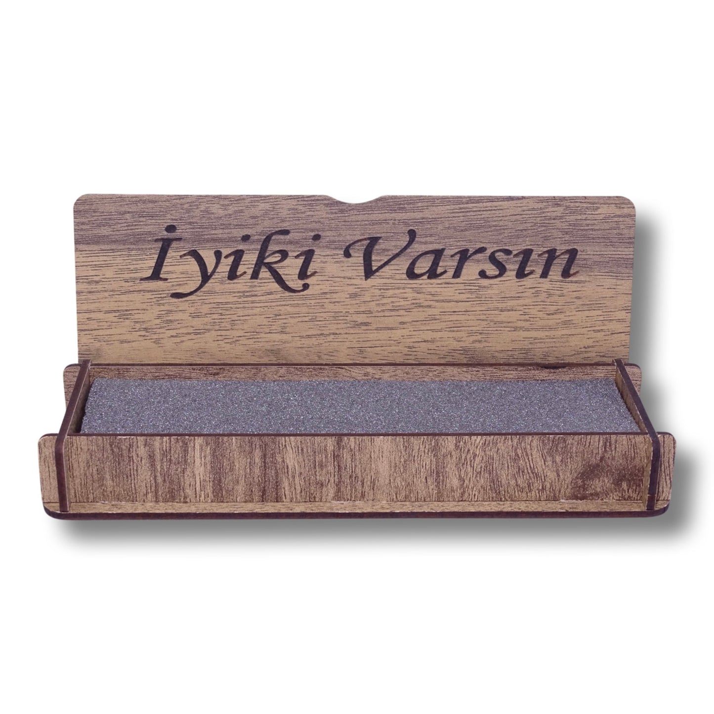 Oltu Tesbih / Gebetskette mit Namen Gravur aus Naturstein mit Box