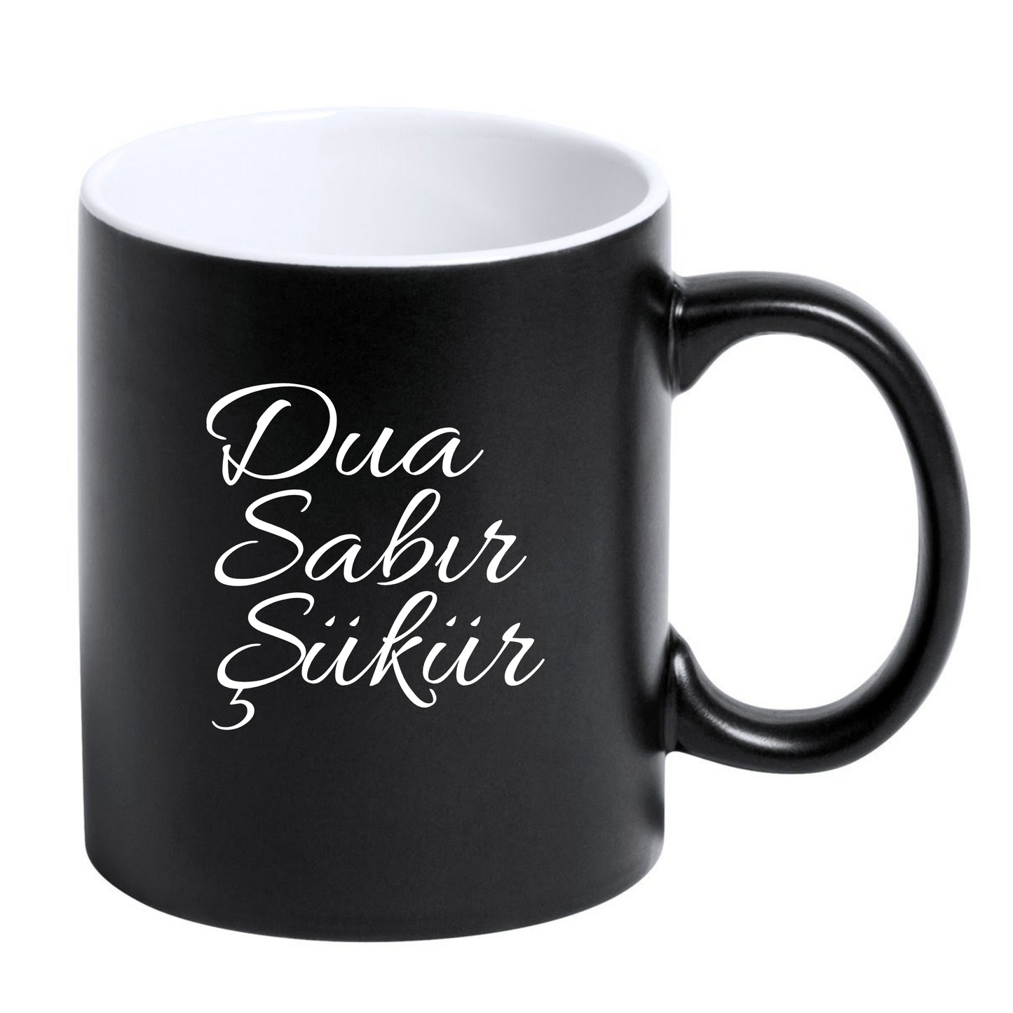 Personalisierte Keramik Tasse Dua,Sabir,Sükür